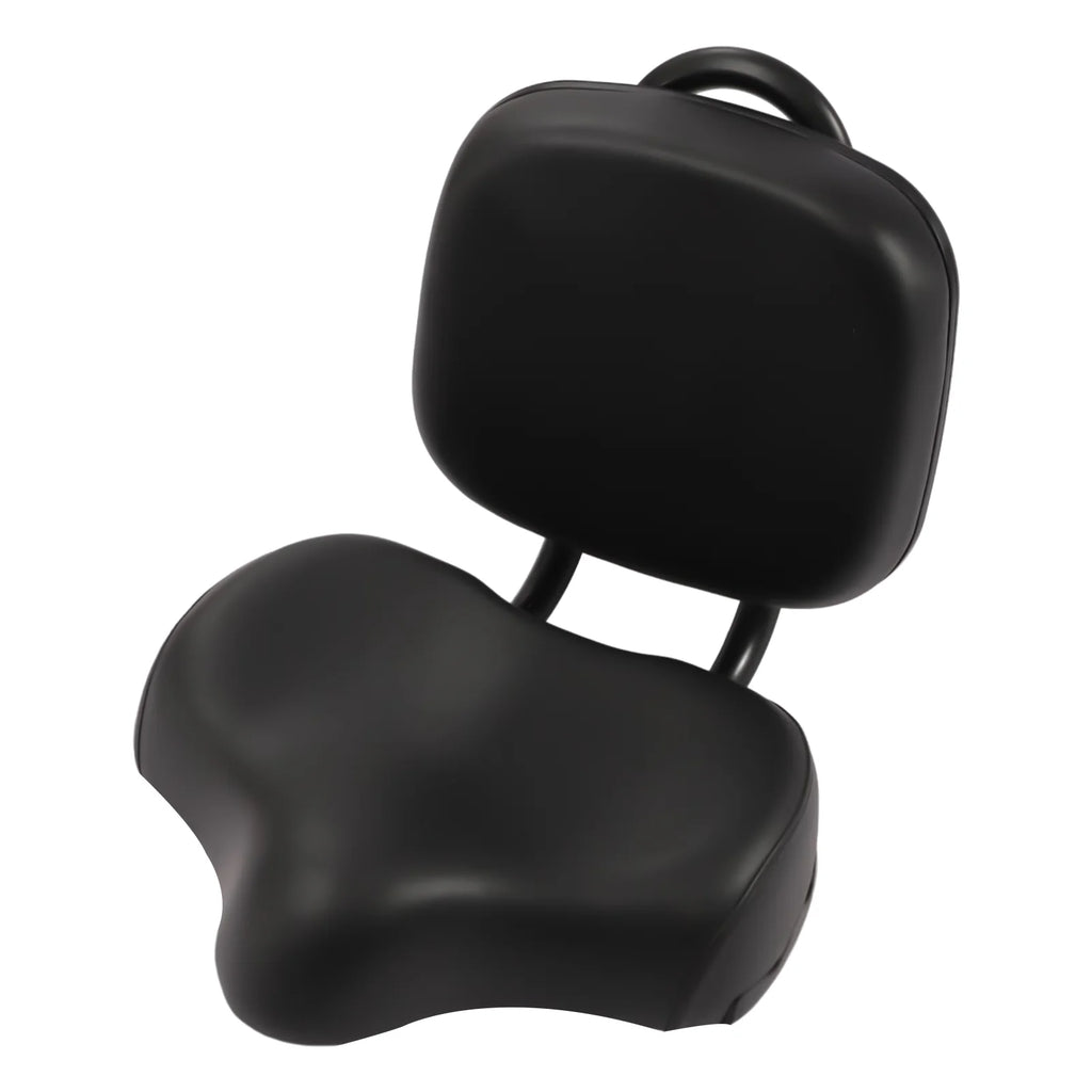 Extra Wide Leather Bike Saddle Seat with Backrest C588470