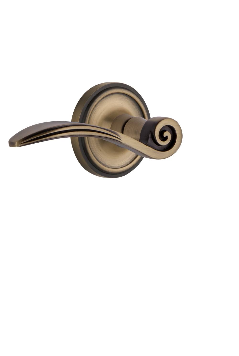 Antique Brass Passage Door Lever G462