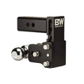 2.5 inch Shank Dual Ball Hitch Mount with 5 inch Drop, Black N70172
