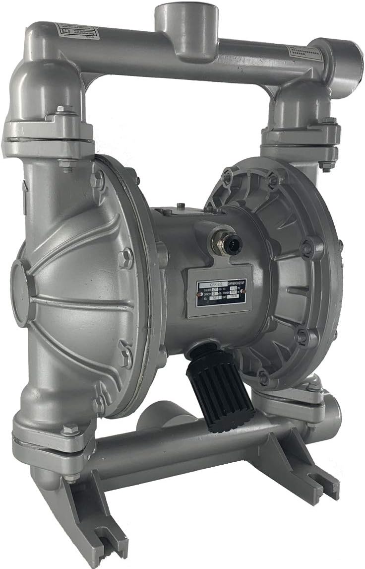 Air-Operated Double Diaphragm Pump, 1 inch Inlet & Outlet, Aluminum, 35 GPM Max 120PSI A13900