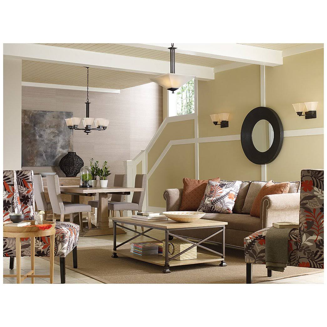 Venetian Bronze 1-Light Flush Mount Z11765