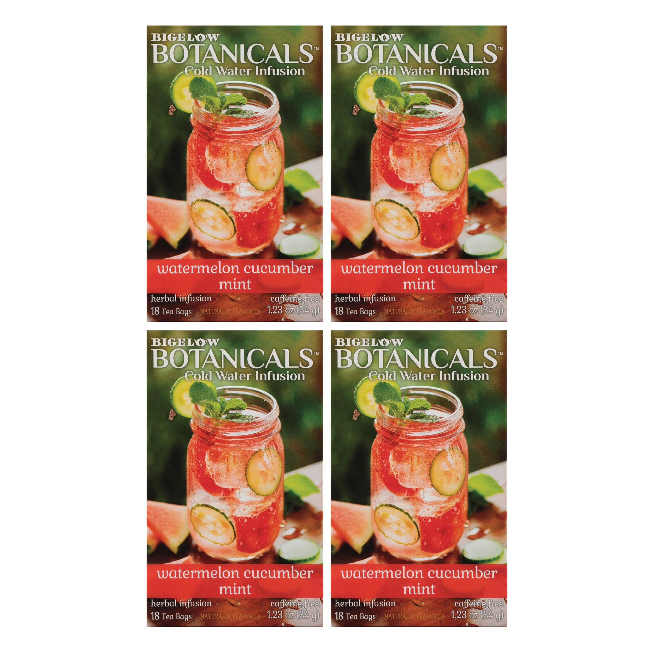Watermelon Cucumber Mint Cold Water Infusion Tea Bags, 72 Count Y37263