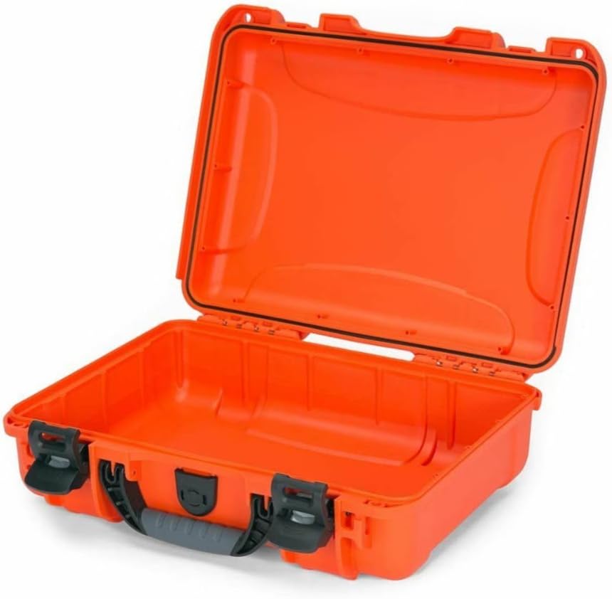 Waterproof Hard Case with Foam Insert (Orange) with TSA Approved Case Lock W61474