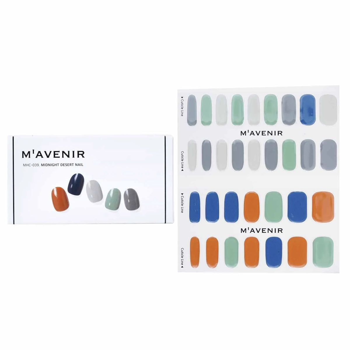 Midnight Desert Nail Sticker 32pcs I6079