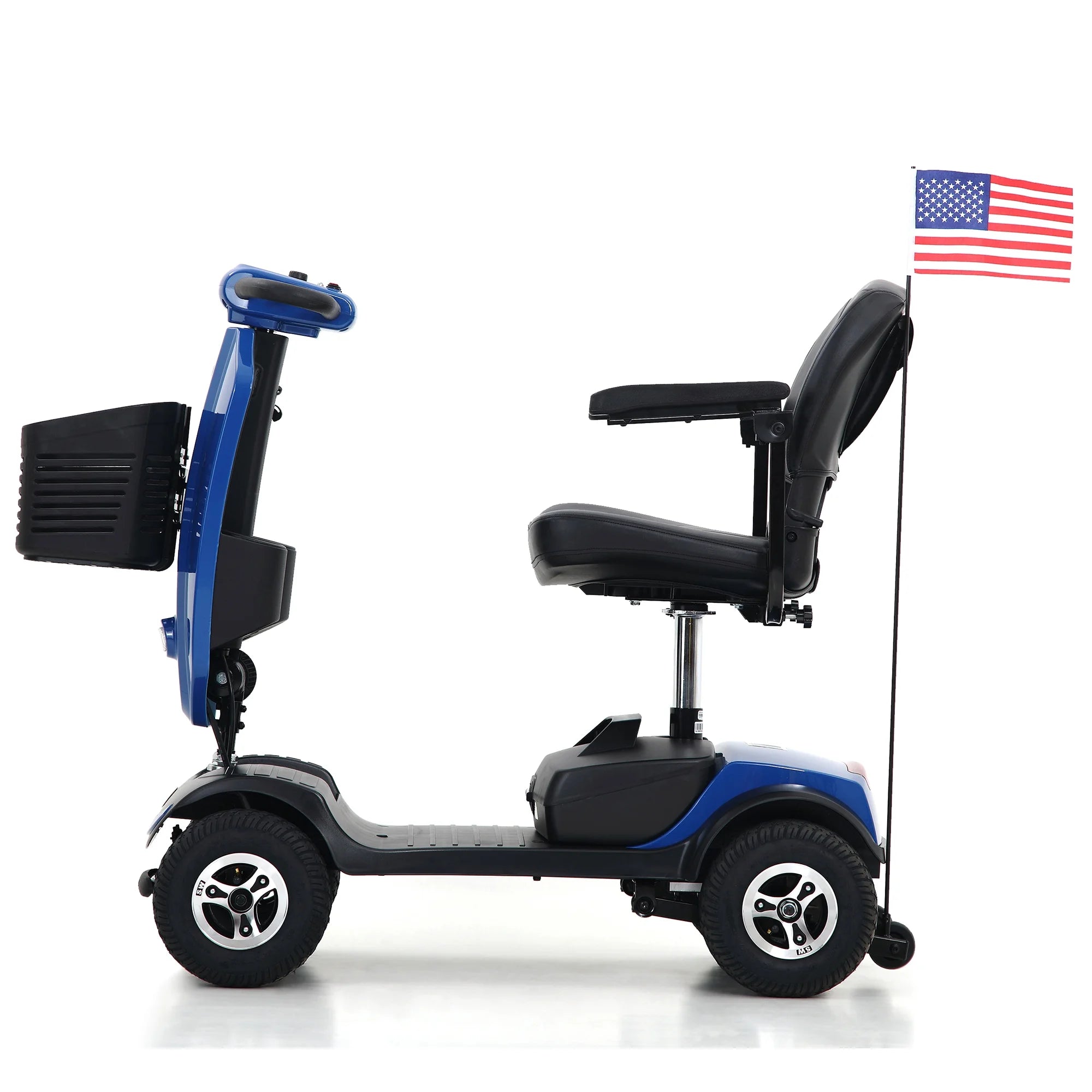 Blue 4 Wheel Mobility Scooter with Seat U85132