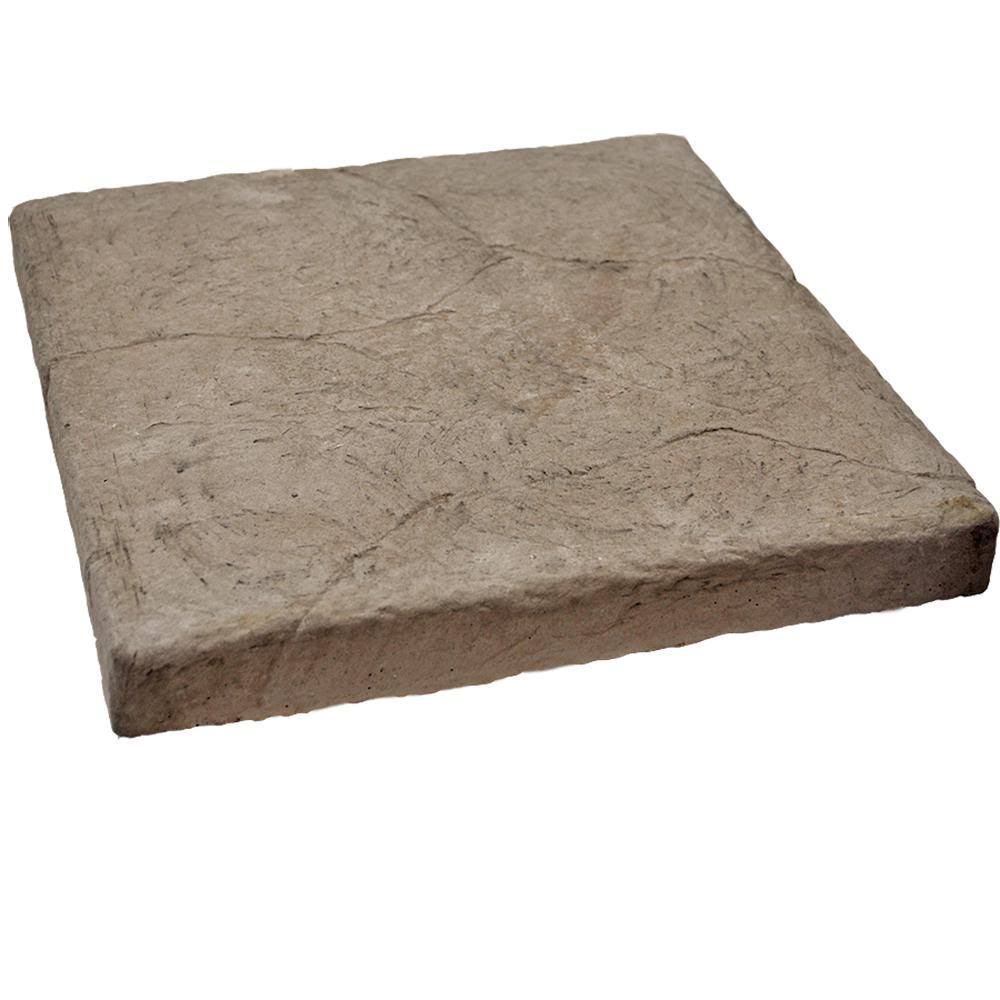 Brown Manufactured Concrete Hearth Cap Stone L3527