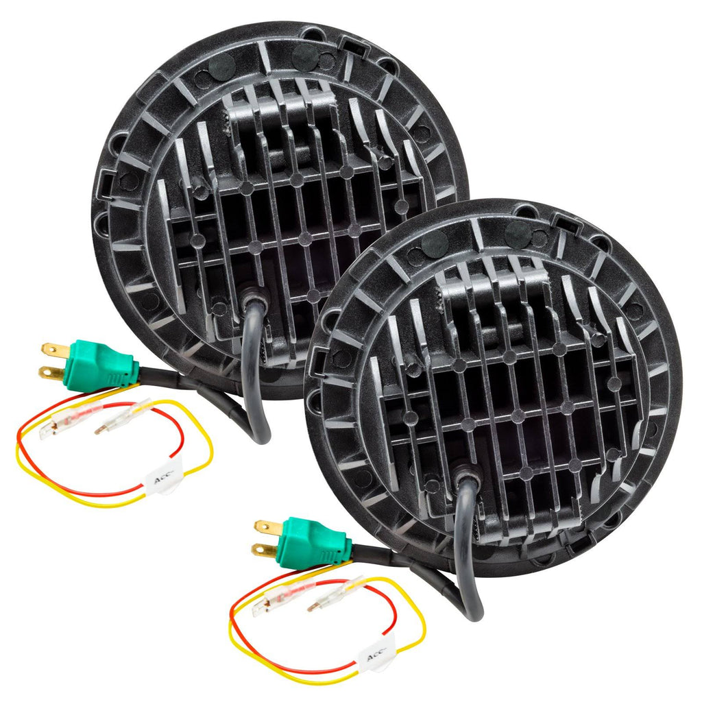Black Bezel LED Headlights L9669