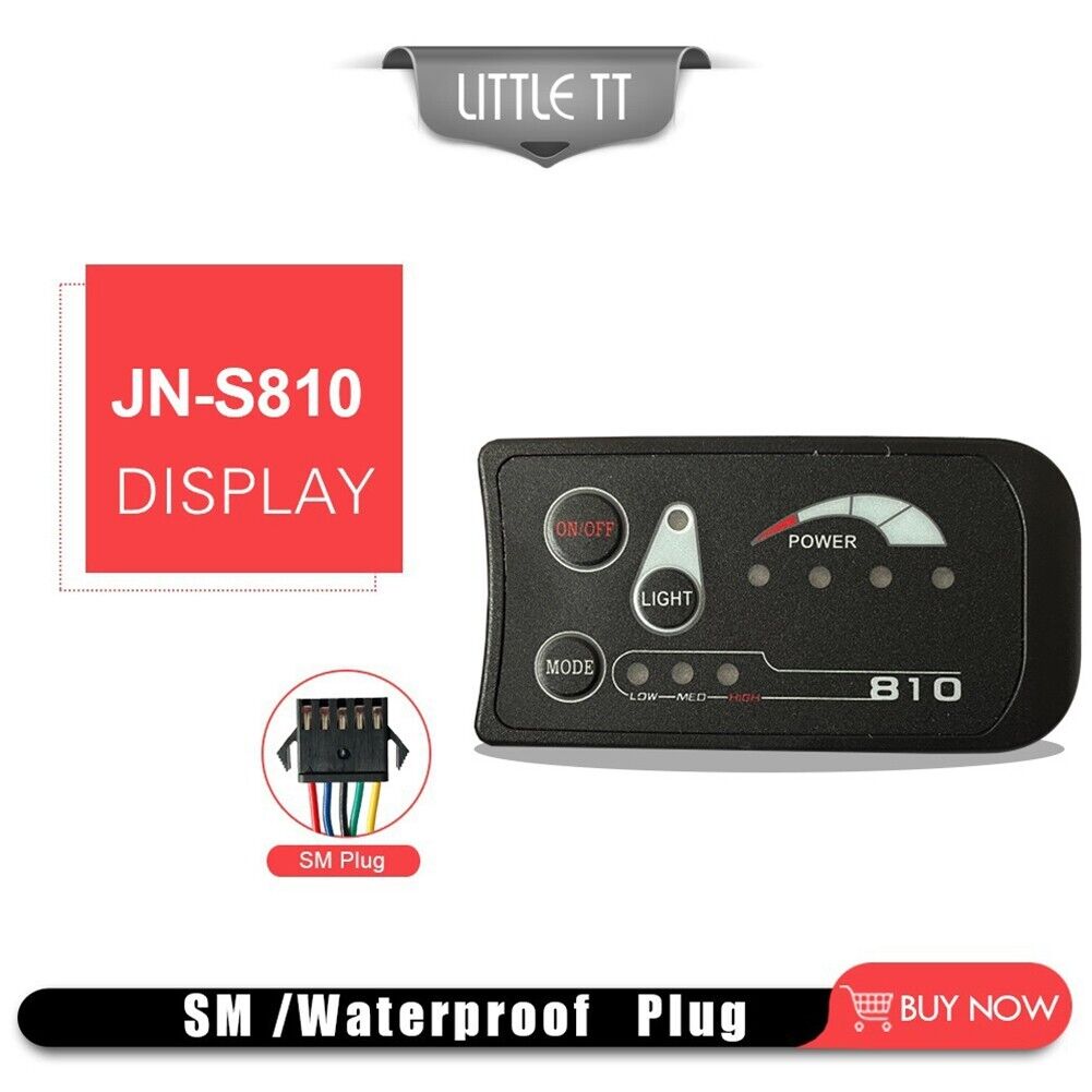 36/48V 17A Sine Wave Controller S810 Display Throttle 8 PAS Kit For E-bike MTB V42056