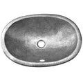 Lustrous Pewter Copper Self Rimming Sink O1704