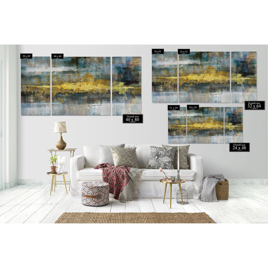 Oversized Canvas Multi Piece Art W8688