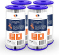 1 Micron 10 Pleated Sediment Water Filter Replacement Cartridge, 4-Pack Q998666