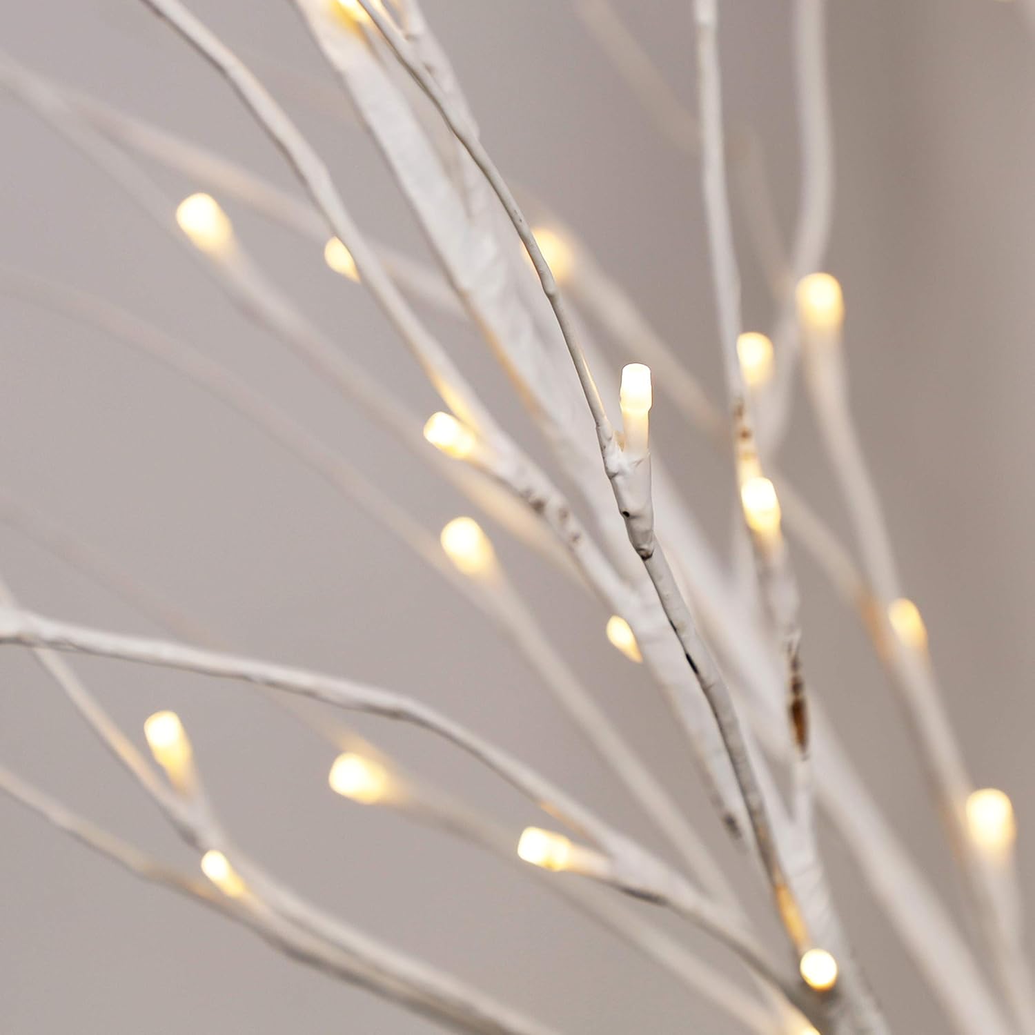 6 Feet 96 LED Lighted Birch Tree, Pack of 2 M14655