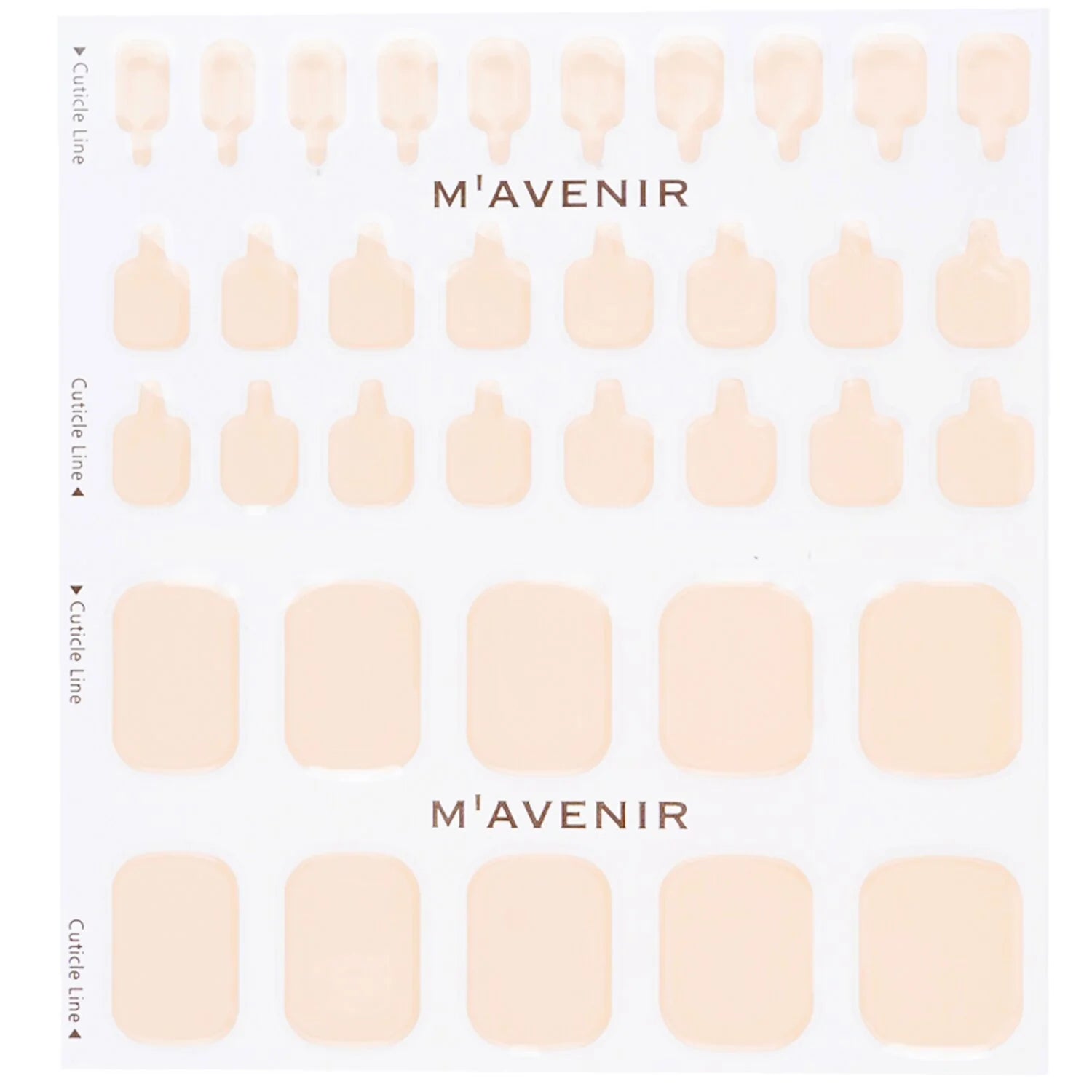 Midnight Desert Nail Sticker 32pcs I6079