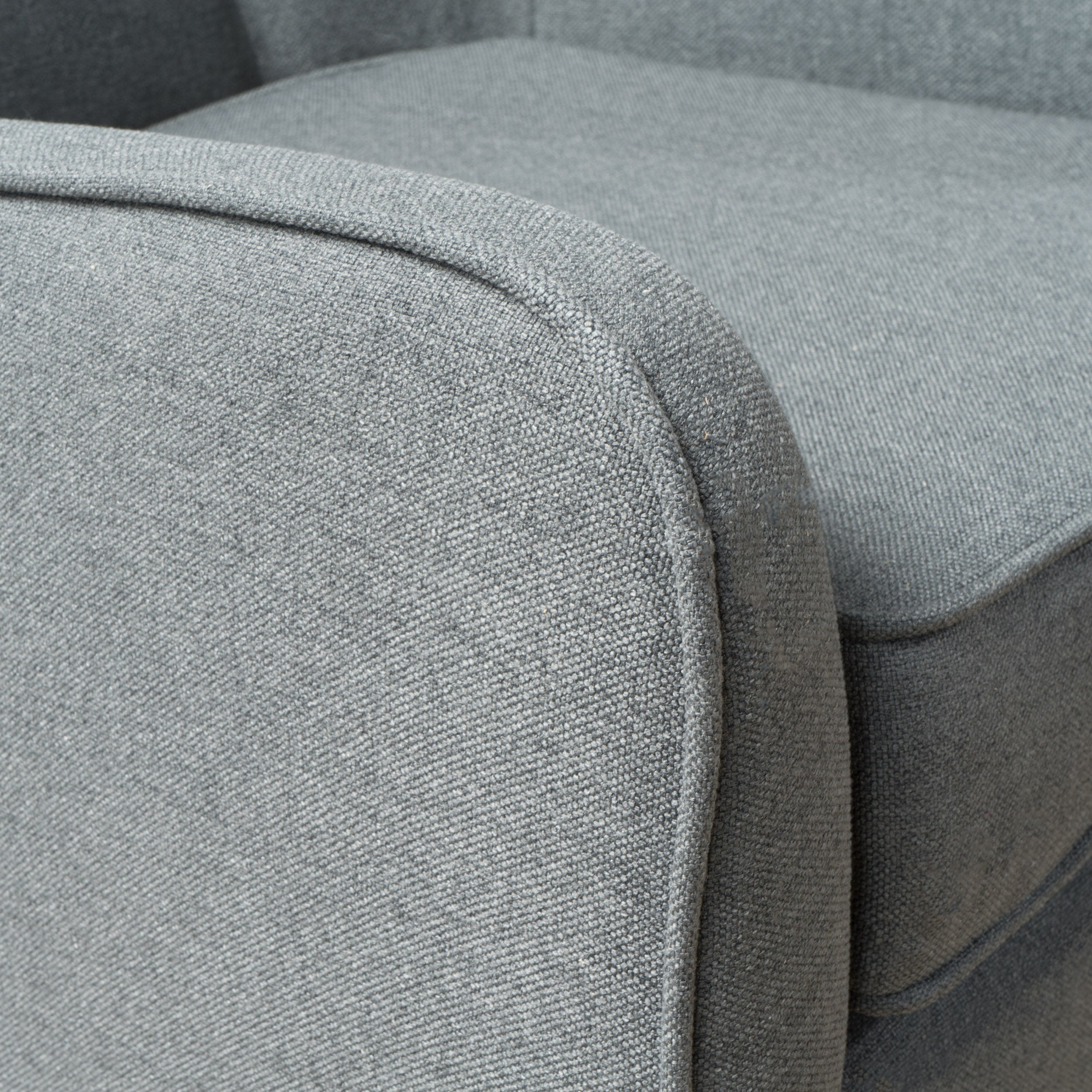 Charcoal Fabric Arm Chair W972