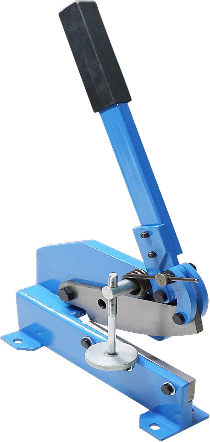 Hand Plate Shear, Manual Metal Cutter, Cutting Thickness 6mm Max, Benchtop for Carbon Steel Plates N40070