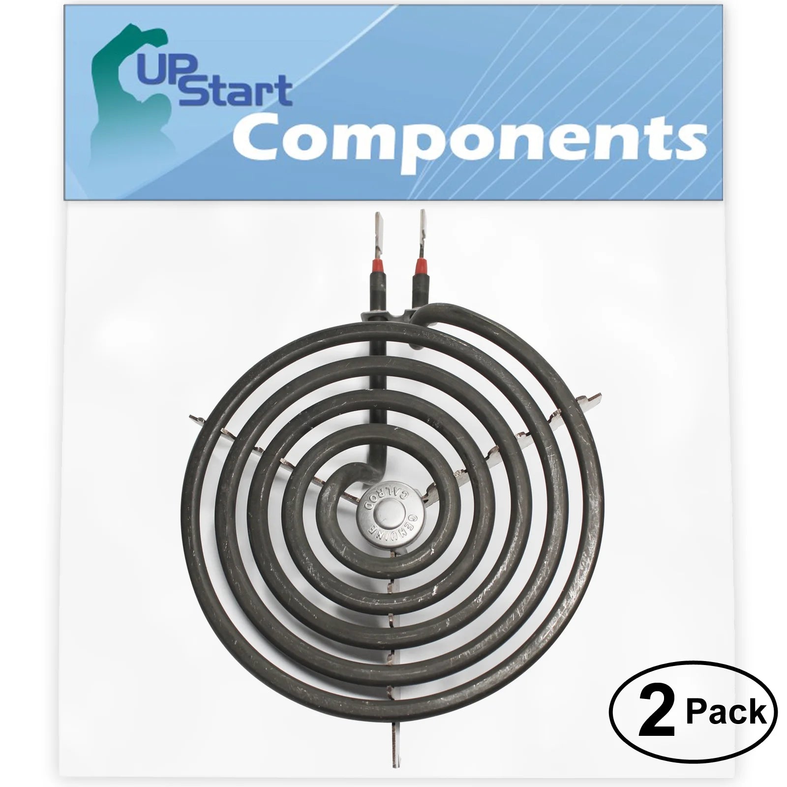 2-Pack 6 inch 5 Turns Surface Burner Element for Range Stove Cooktop E912