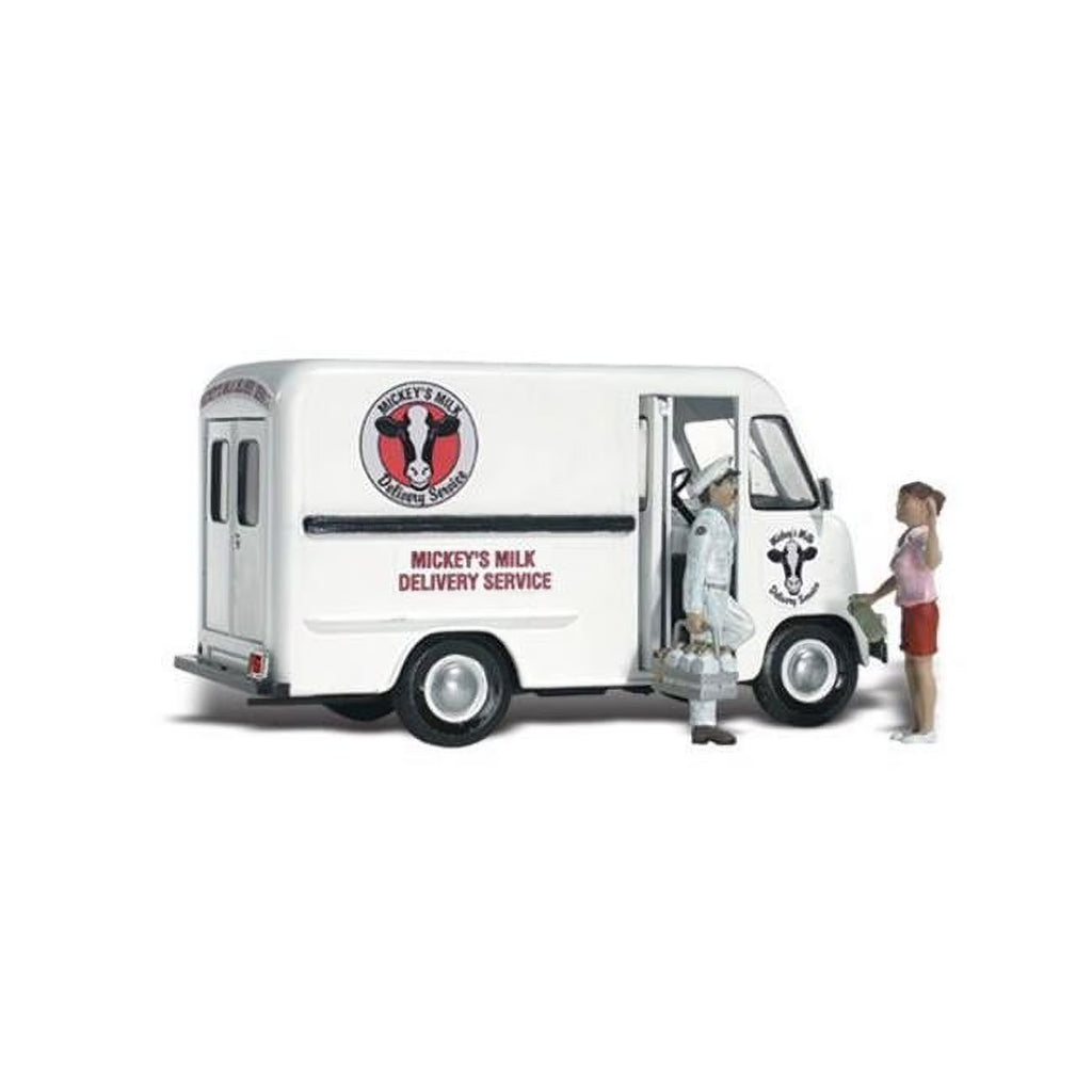 Mickeys Milk Delivery Truck with Figures A8289