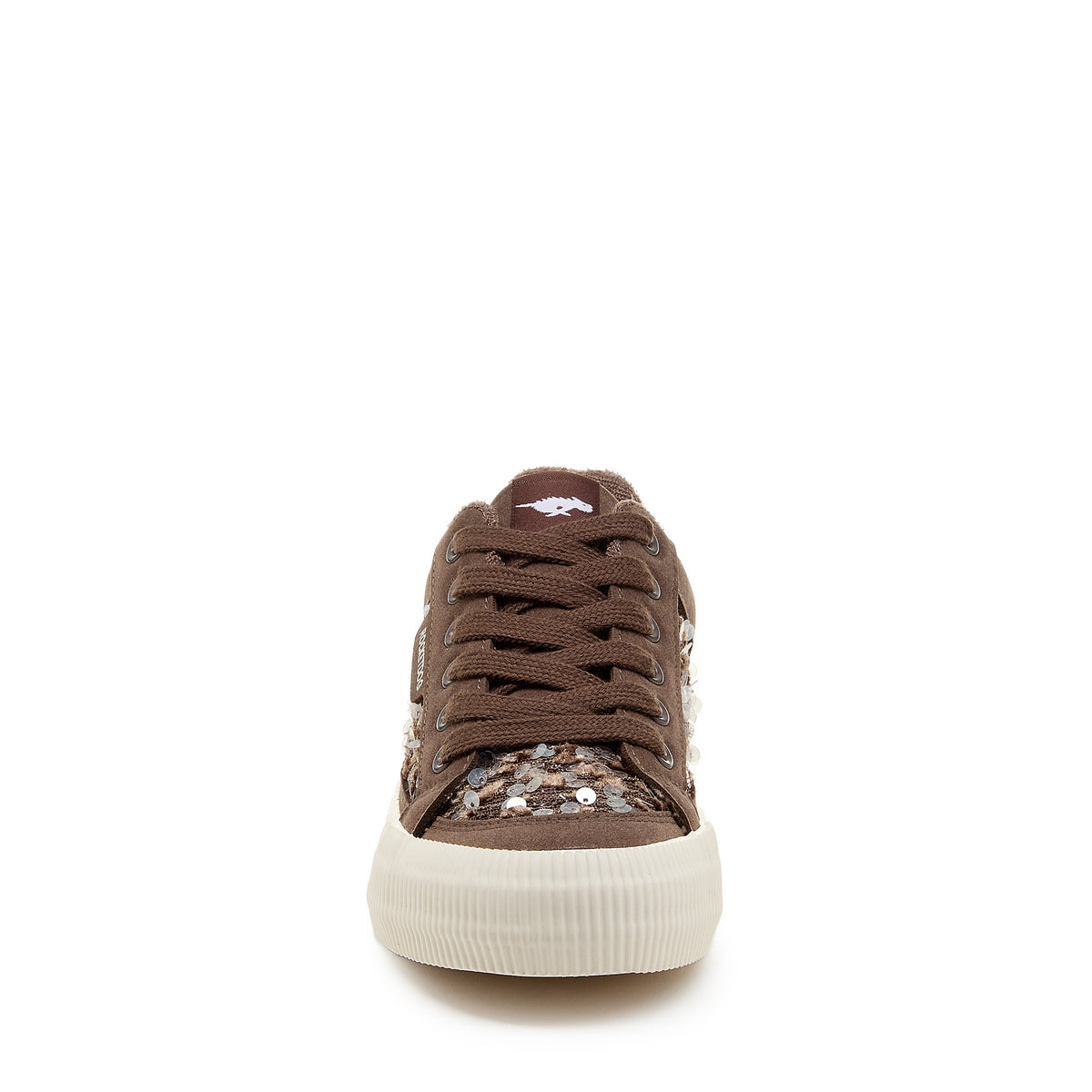 Cheery Brown Sequin Sneaker