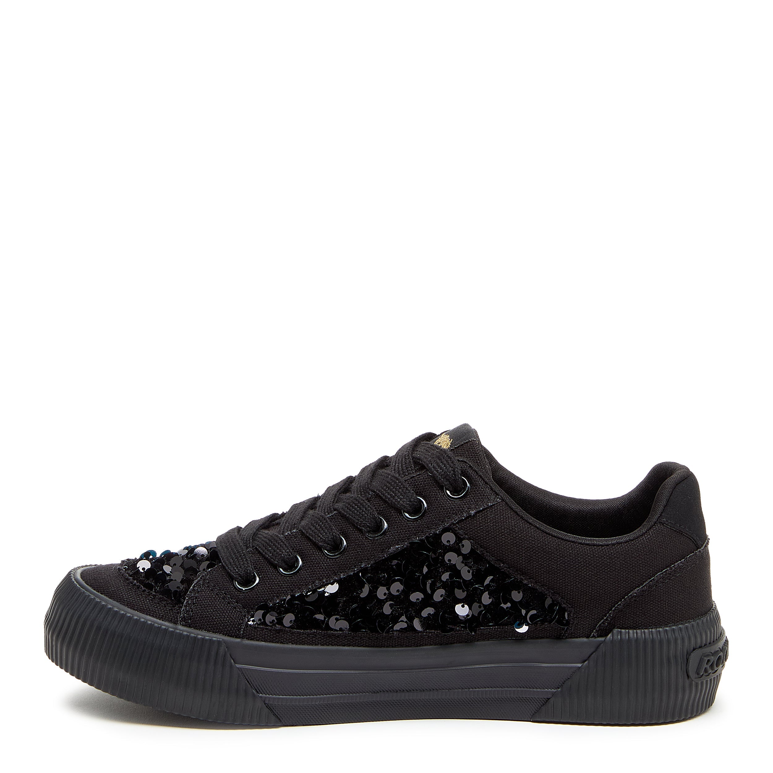 Cheery Black Sequin Sneaker