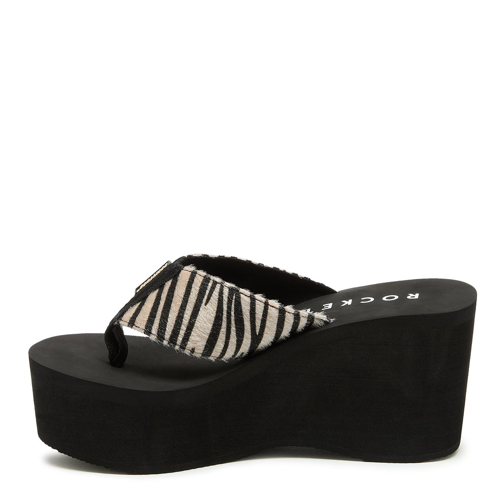 Crush Tan Animal Print Flip-Flops