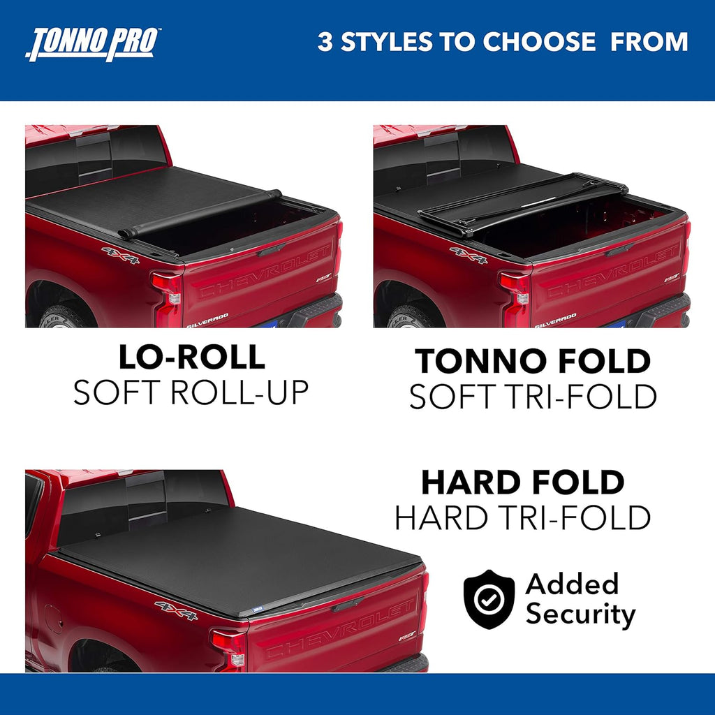 Soft Folding Truck Bed Tonneau Cover P9841