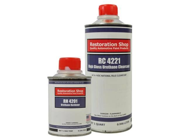 Reflex Blue Urethane Basecoat/Clearcoat Car Paint Complete Quart Kit S269