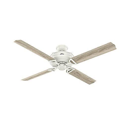 Fresh White Ceiling Fan with Light C18233