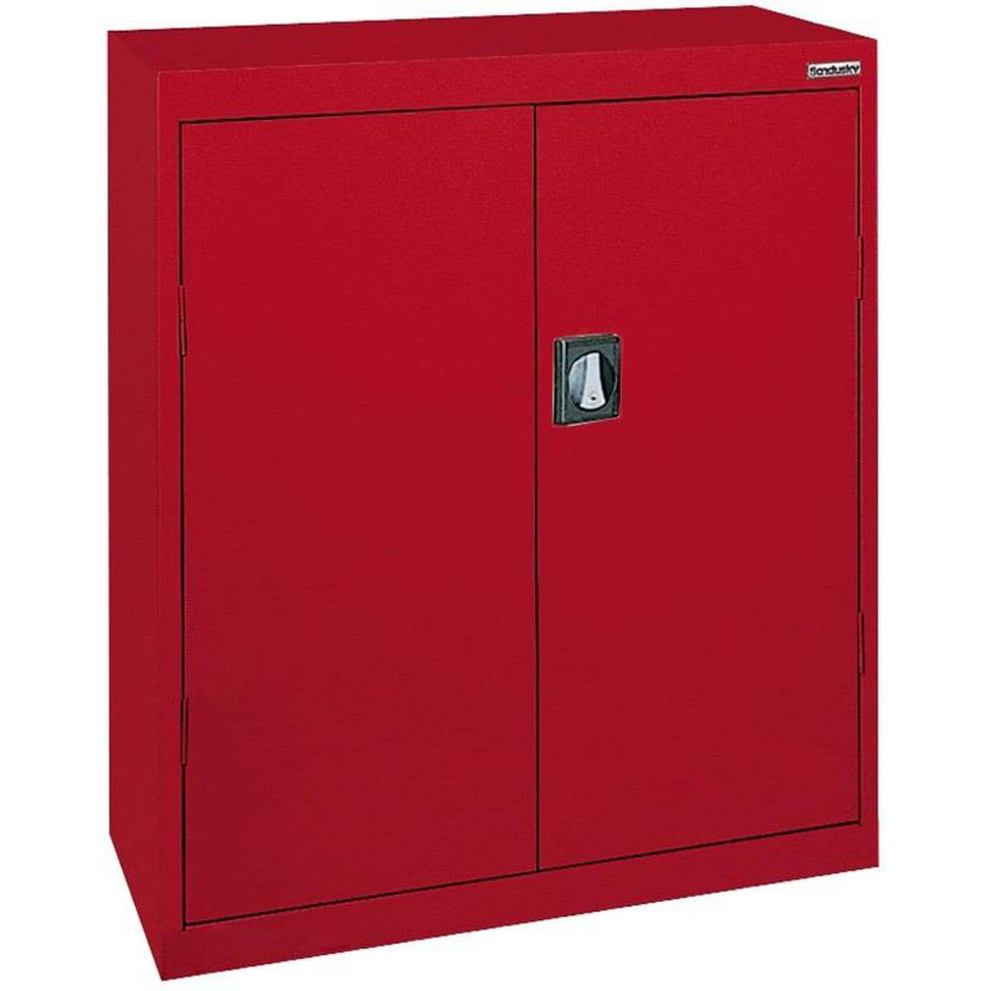 Red Counter Height Cabinet F46242