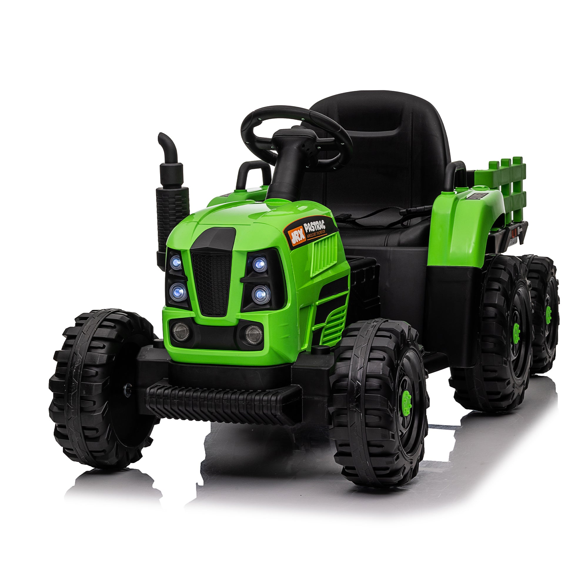 12V Ride-On Tractor with Trailer with Remote Control V97046