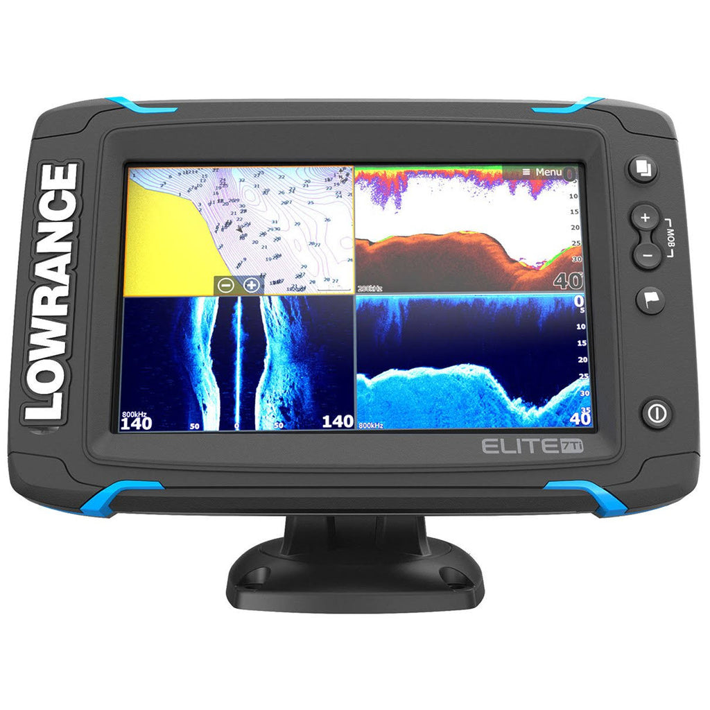Elite-7 Ti Touch Combo with TotalScan Transom Mount Transducer X90792