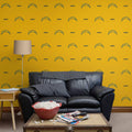 Yellow Peel and Stick Wallpaper Roll F328080