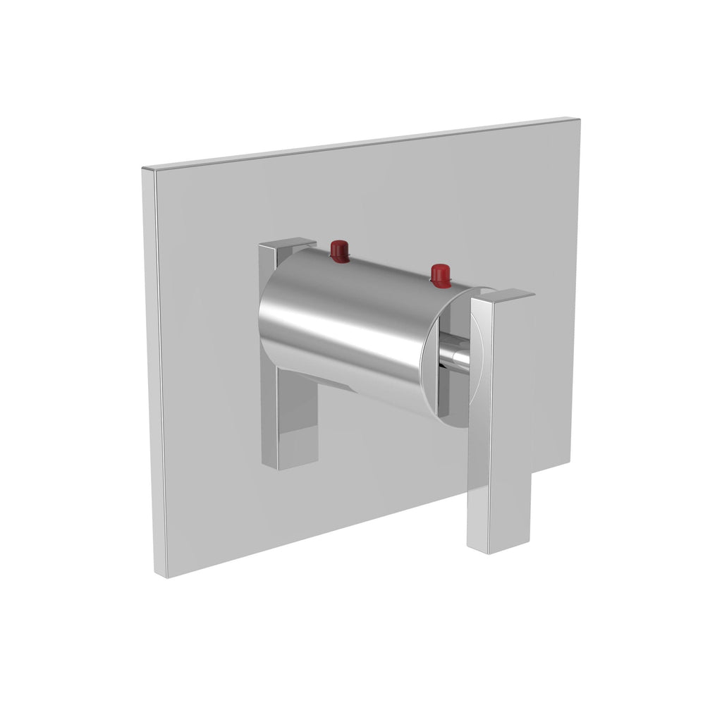 Satin Bronze Rectangular Thermostatic Trim Plate with Handle K421161