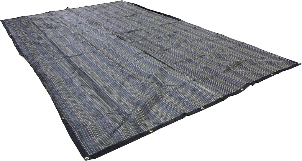 10oz Multi Mesh Tarp PVC Coated Poly Shade (10' x 26') O6982