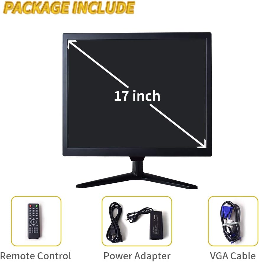 15" LCD Security Monitor with Built-in Speaker H678