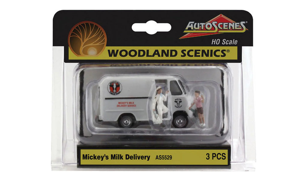 Mickeys Milk Delivery Truck with Figures A8289