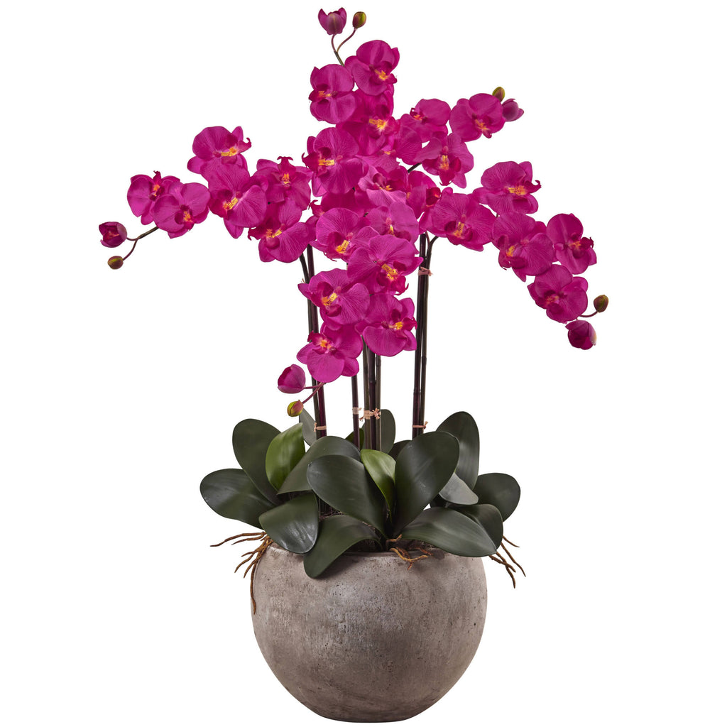 4.5 ft. Golden Cane Palm with Decorative Container U425094
