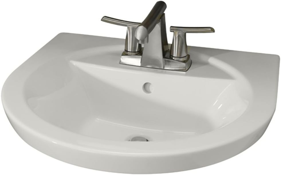 White 4-Inch Faucet Holes V706221