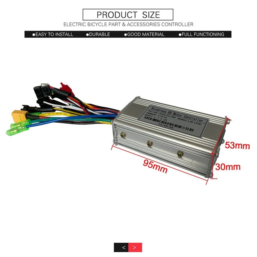 36/48V 17A Sine Wave Controller S810 Display Throttle 8 PAS Kit For E-bike MTB V42056