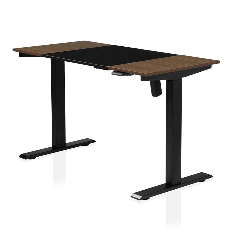 Black Metal 2-Piece Desk and Chair Set M238208