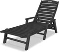 White Nautical Arms Chaise V952