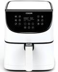 3.7 qt Air Fryer and Skewer Rack Set White Q48479