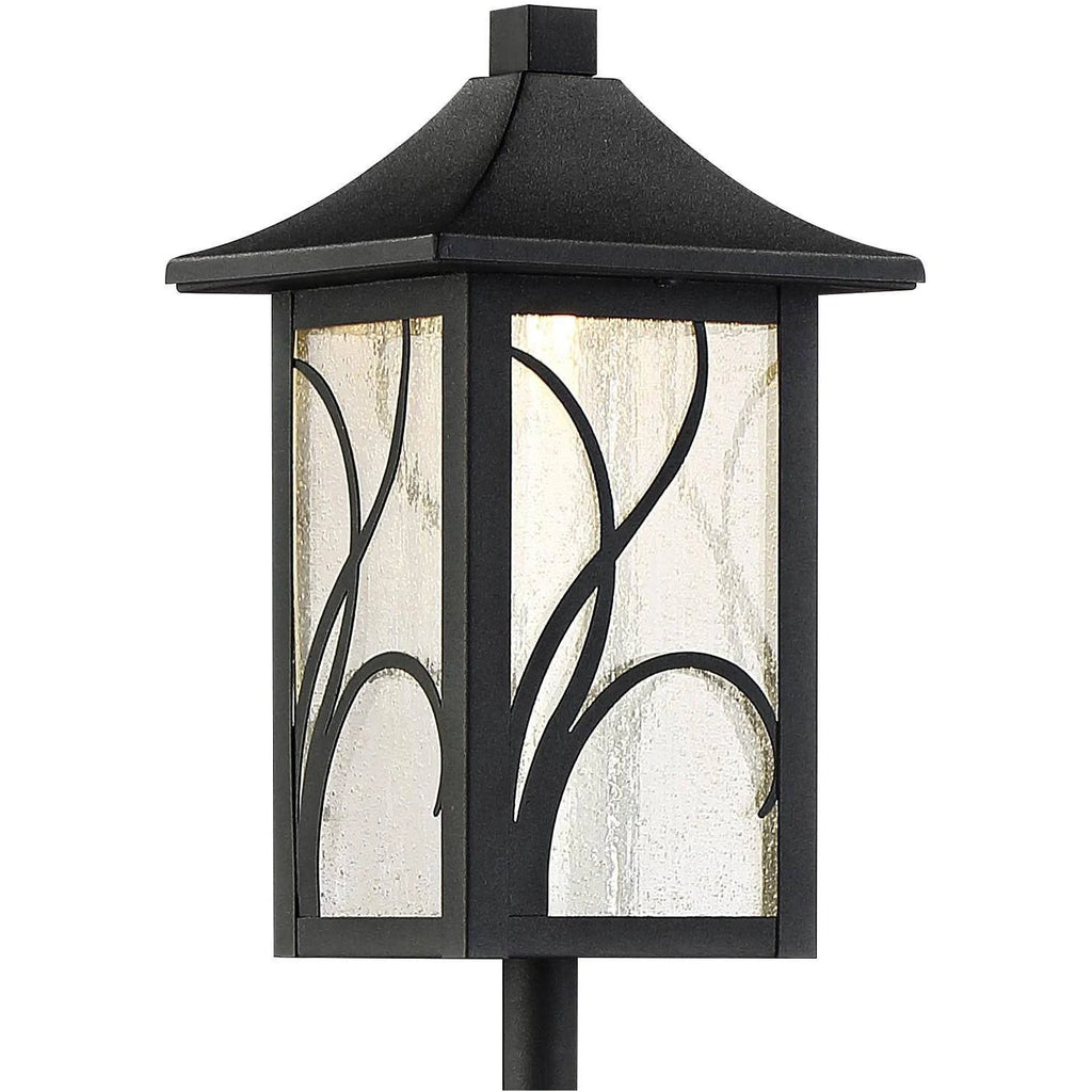Black LED Landscape Path Light Set of 2 F5402