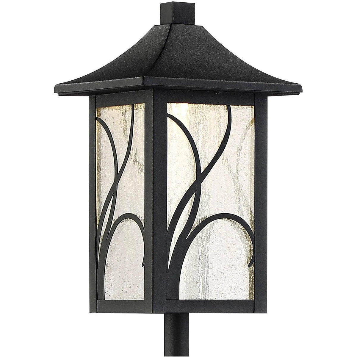 Black LED Landscape Path Light Set of 2 F5402