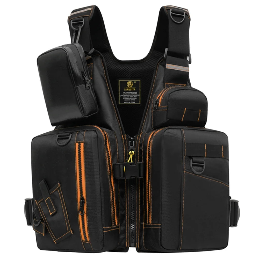 Fishing Floatation Vest with Multiple Pockets C970373