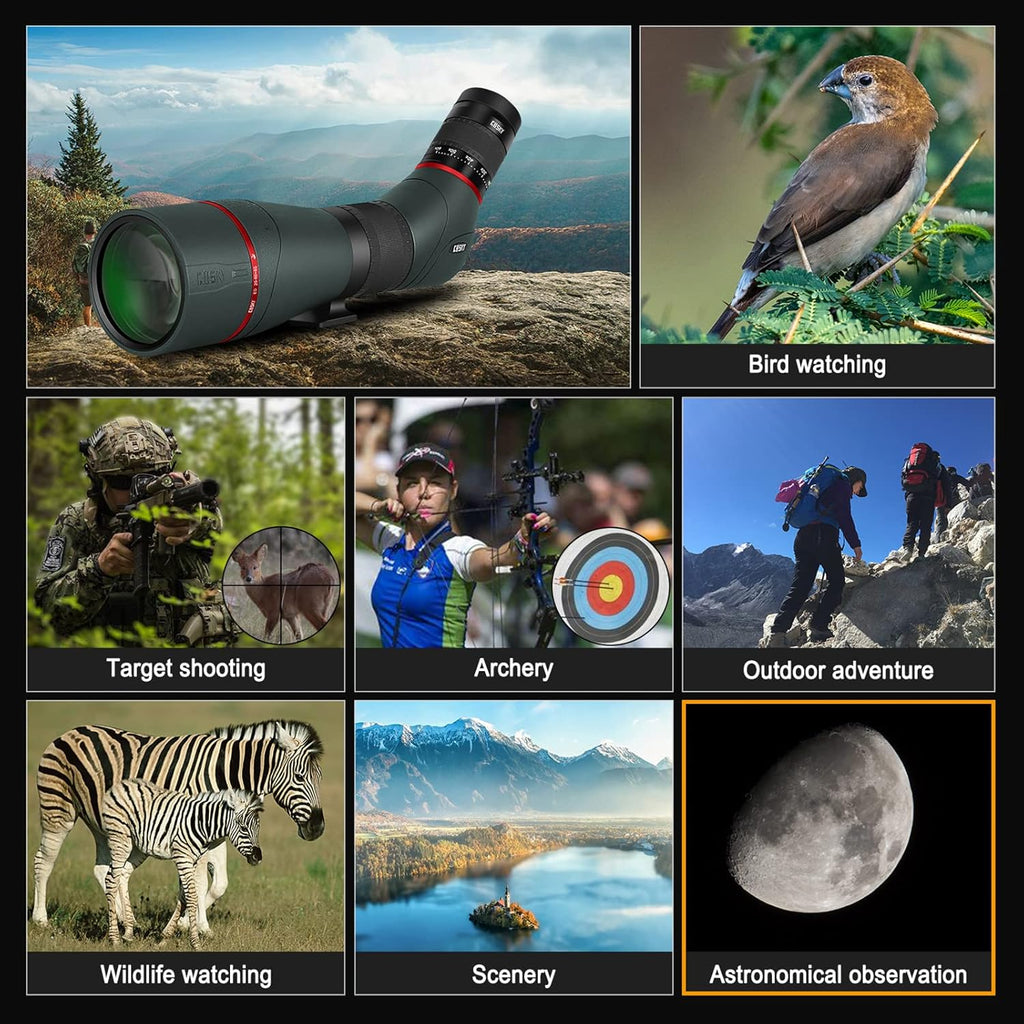 20-60x85mm ED Spotting Scope with Smartphone Adapter D52652