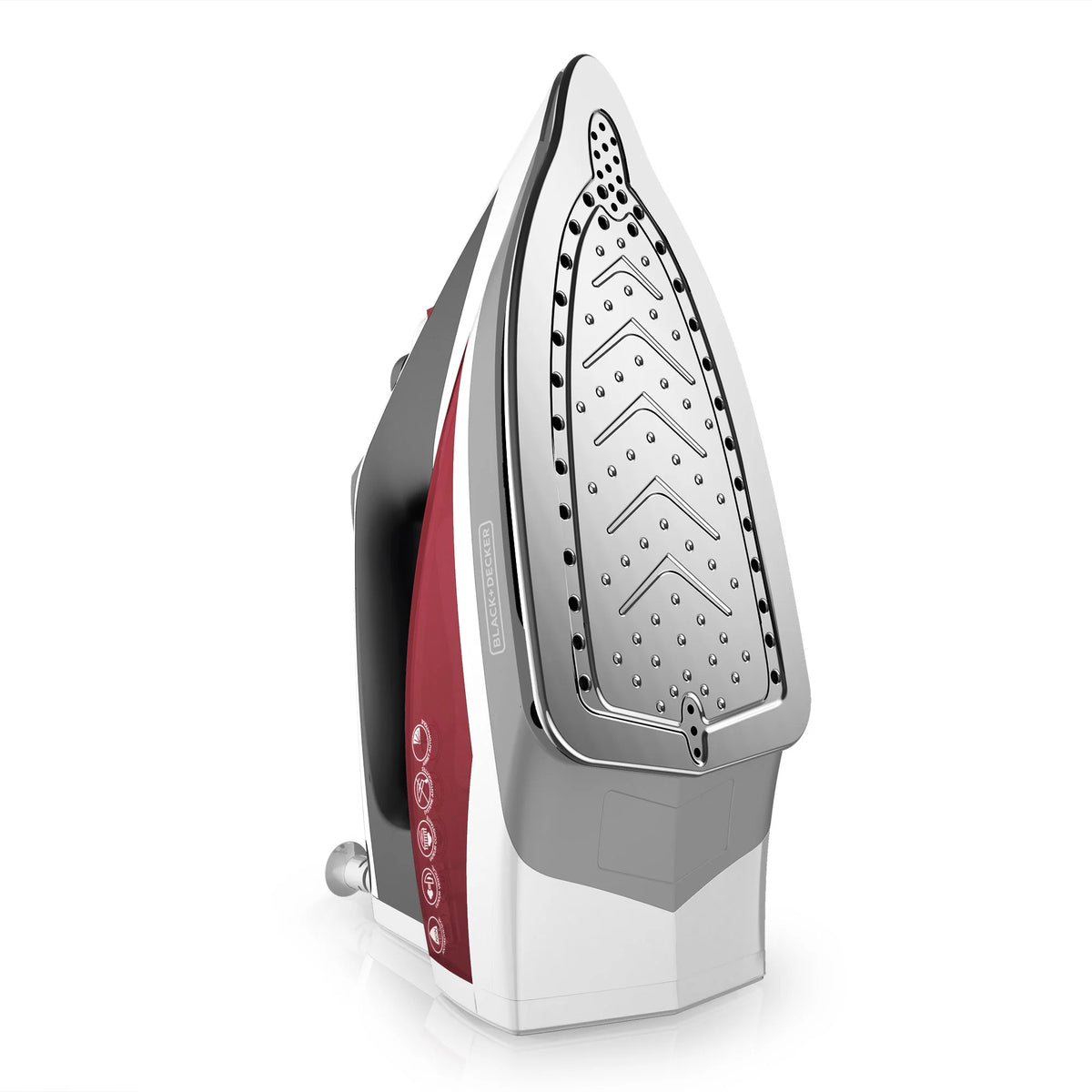 Red Steam Iron D148