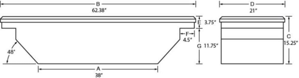 Flush Mount Box Universal Aluminum I5676