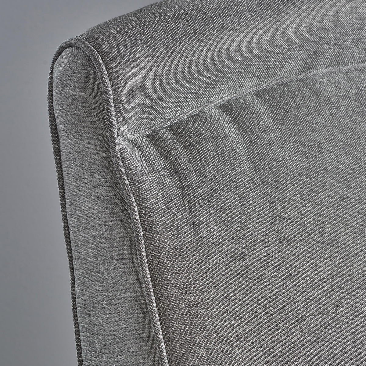 Slate Gray Fabric Chaise Lounge Y760