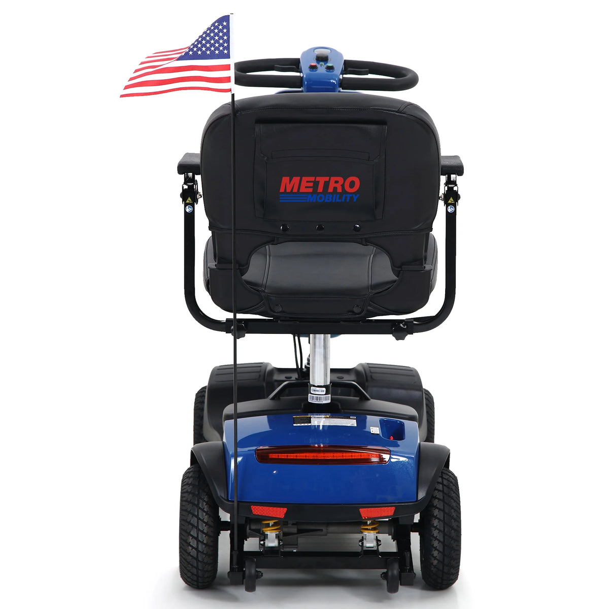 Blue 4 Wheel Mobility Scooter with Seat U85132