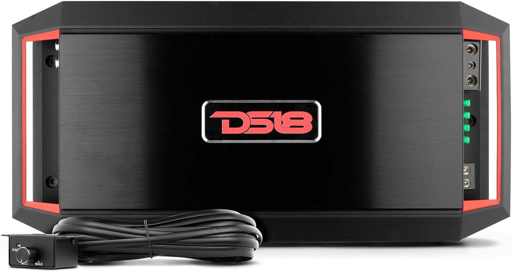 4-Channel 1600w Peak Car Amplifier with Remote Subwoofer Control D7508